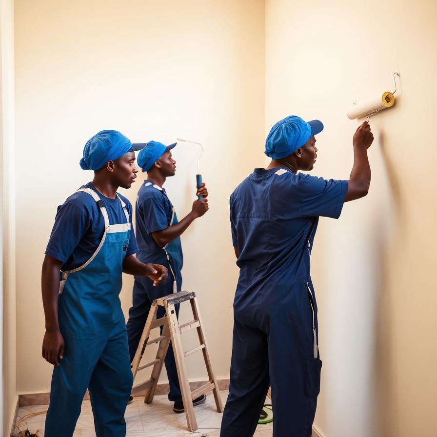 De Lite Color professional painting team at work